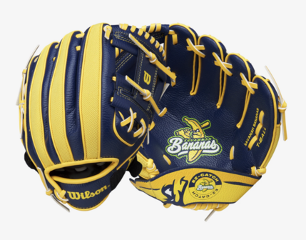 Wilson A200 2024 Beeball Glove EZ-Catch 10&#039;&#039; Savannah Bananas