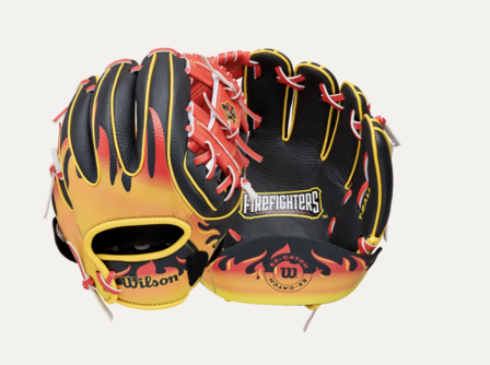 Wilson A200 2026 Beeball Glove EZ-Catch 10'' Firefighters