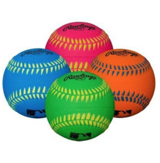 Rawlings Neon Sponge Rubber Baseballs