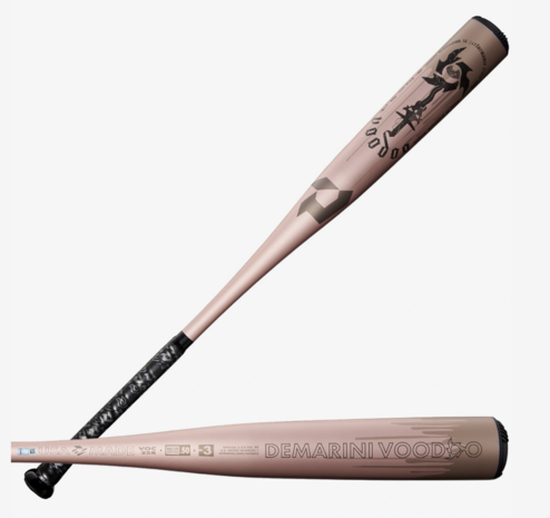 DeMarini Voodoo One -3 BBCOR ROSE GOLD Baseball Bat 2025