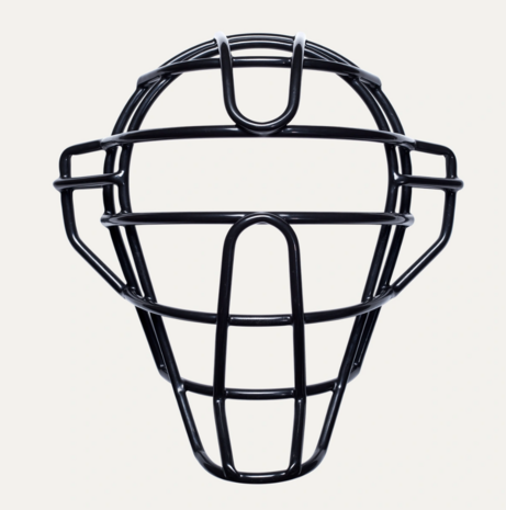 Wilson Dyna-Lite Umpire Steel  Facemask With PU/Leather Pads