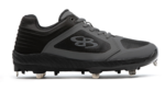 Boombah Ballistic Metal Low Women's US 7 Black/Grey