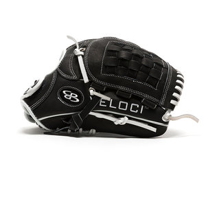 Boombah Veloci GR Fastpitch Glove with B7 Basket-web Black/White