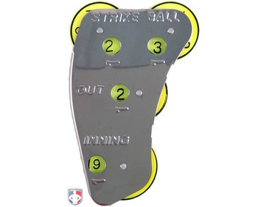 Champro 4-DIAL Optic Yellow Steel Umpire Indicator - 3/2/2 Count